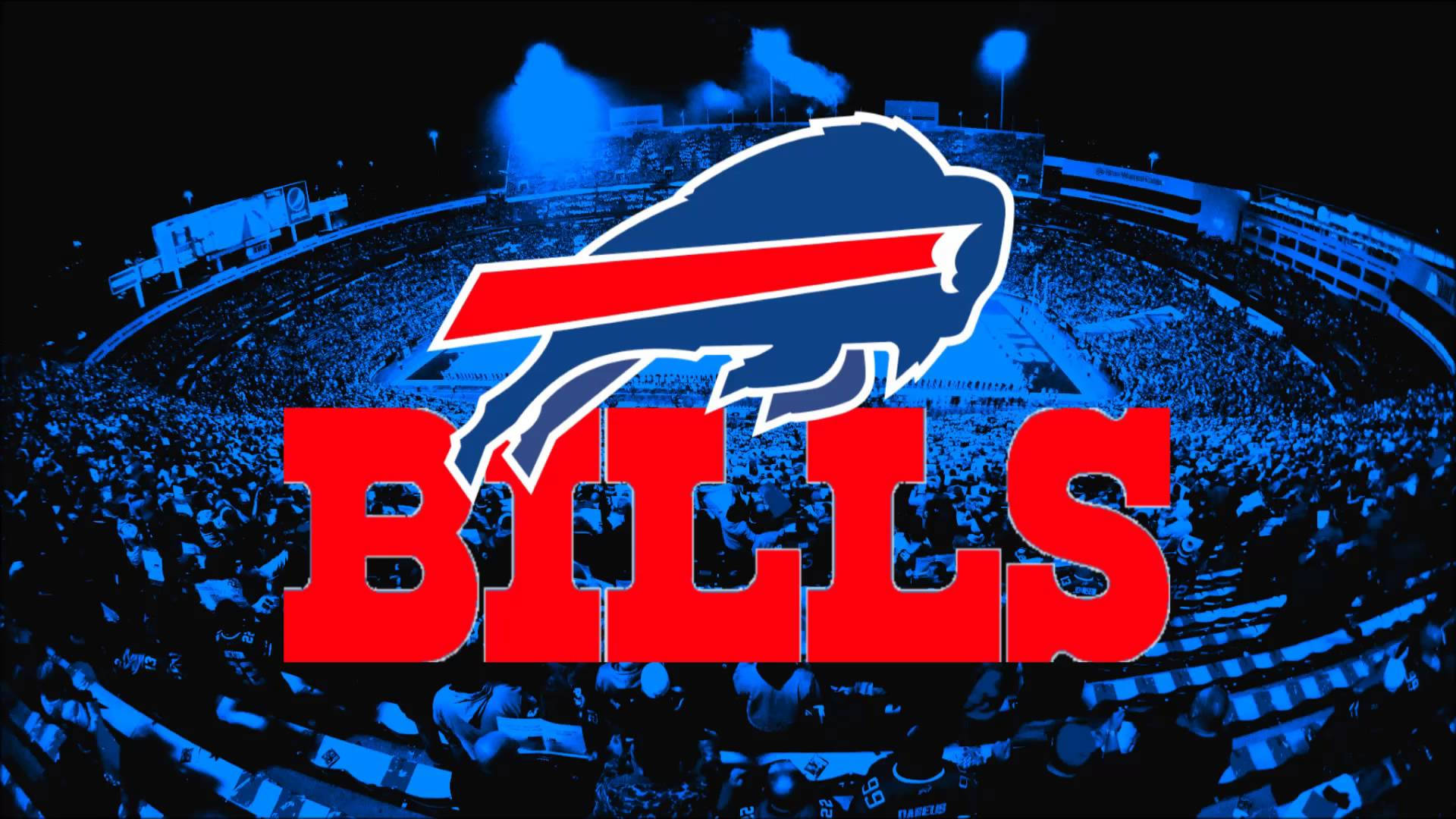 Buffalo Bills Red Letters Wallpaper