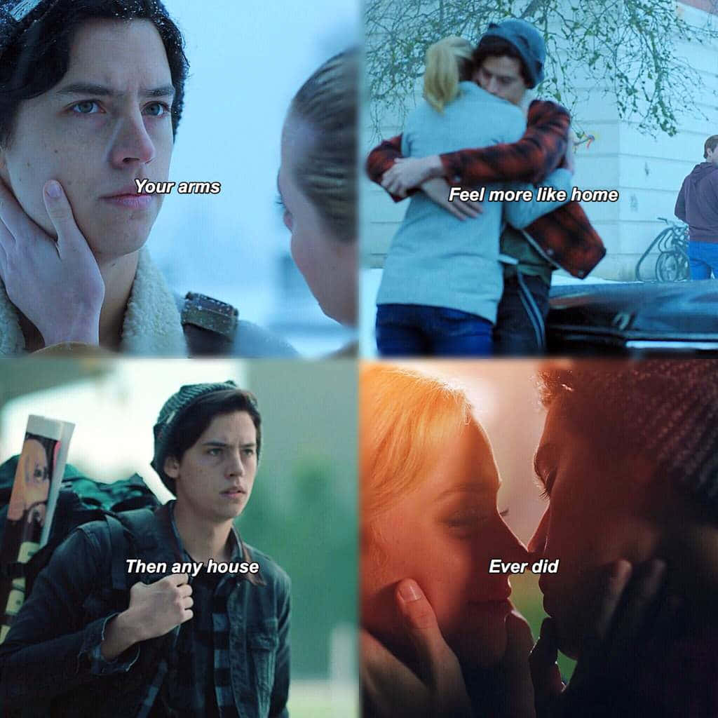 Bughead Moments Collage Wallpaper