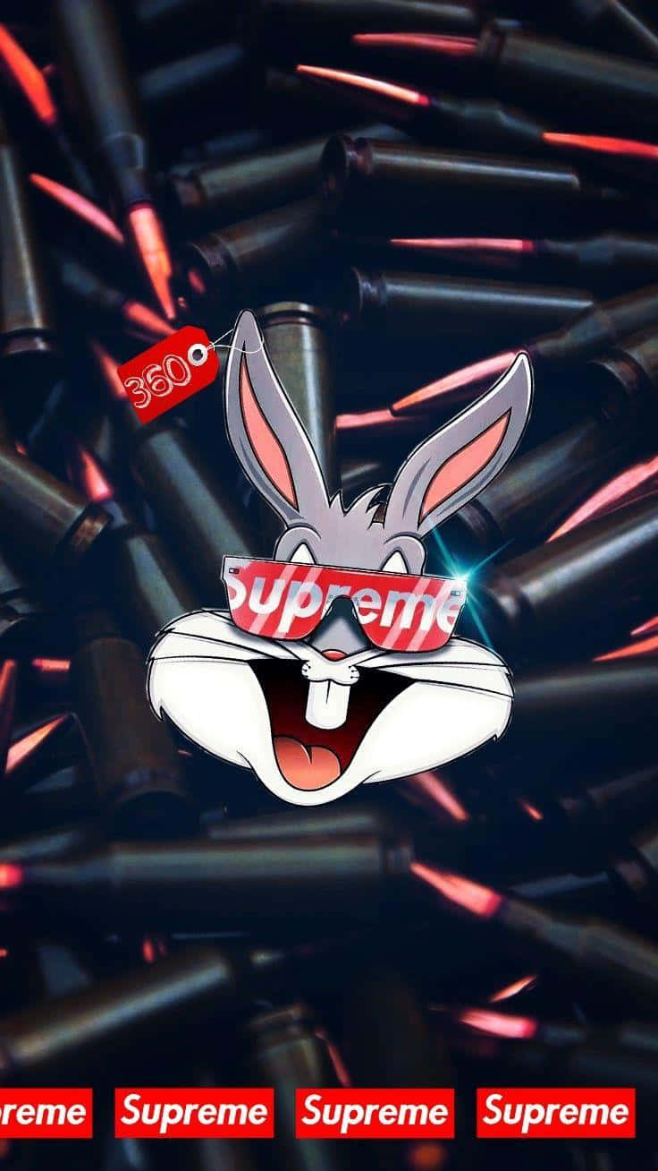 Bugs Bunny Supreme Taking His Carrots For A Joy Ride Wallpaper