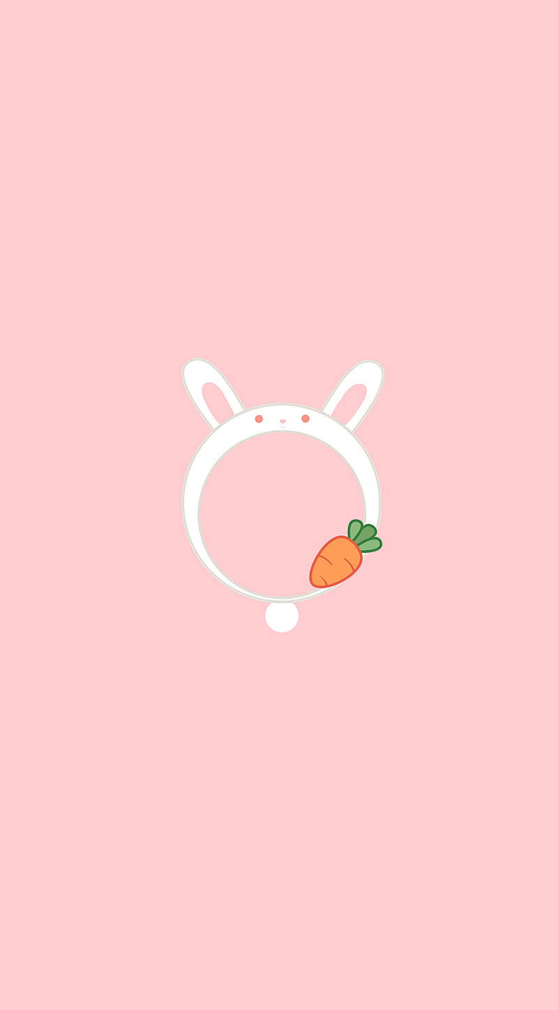 Bunny Headband Girly Iphone Wallpaper