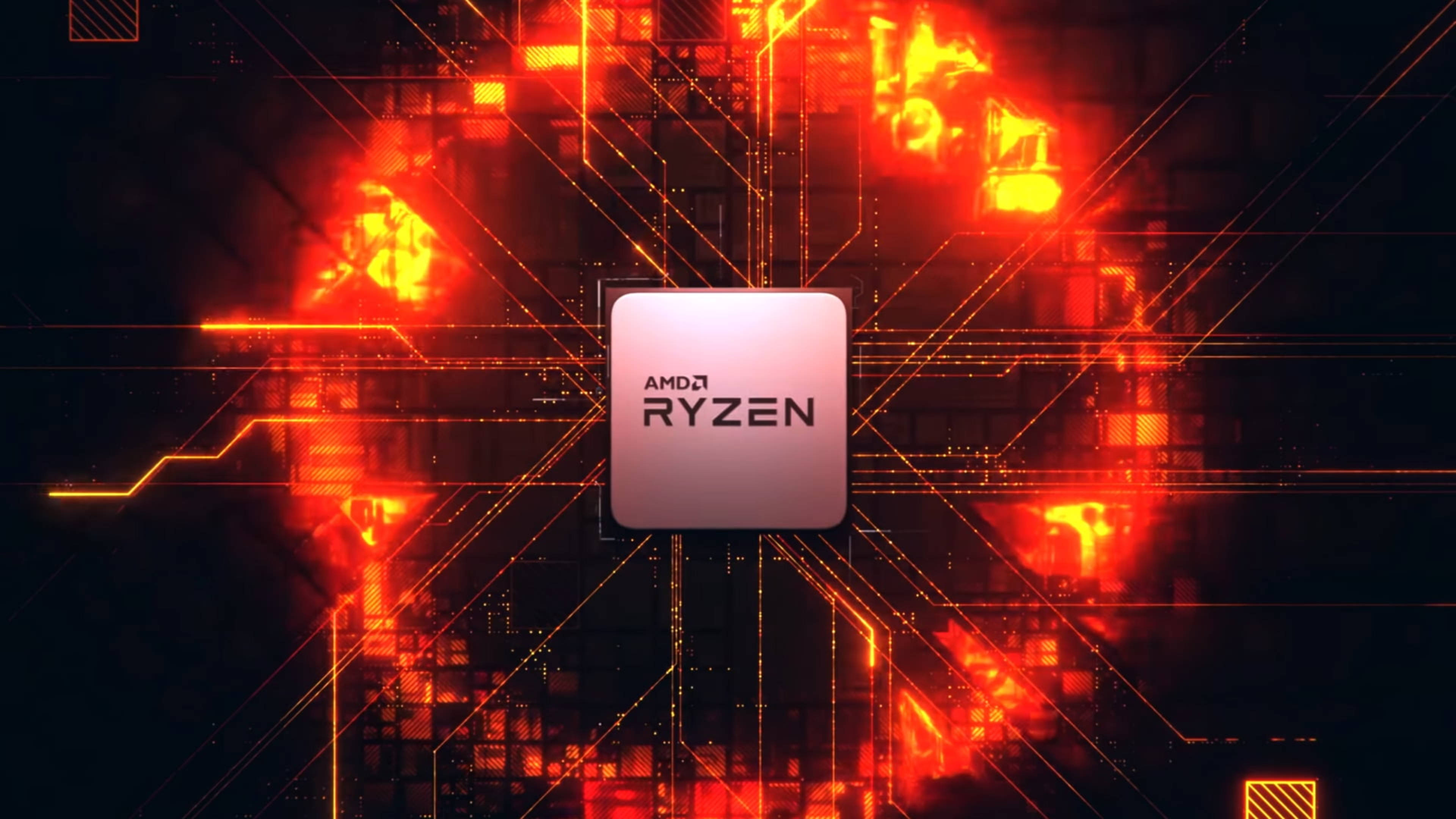 Burning Amd 4k Wallpaper