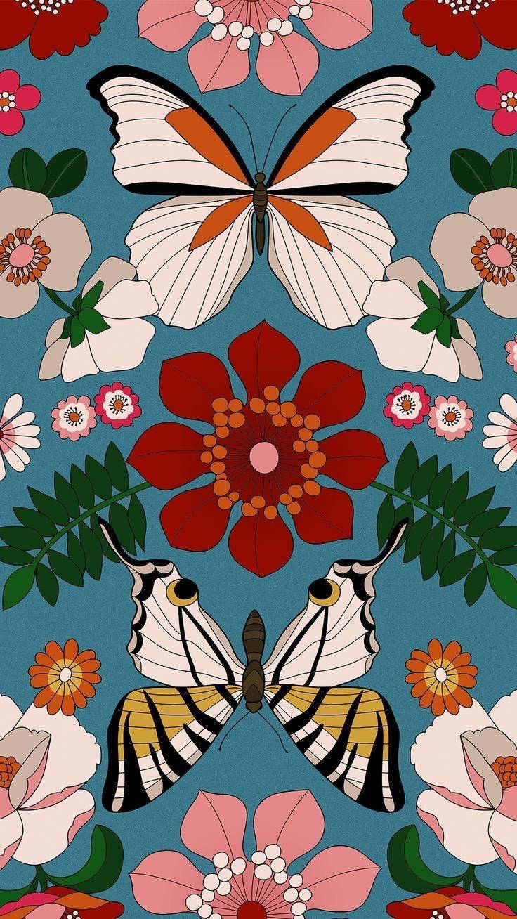 Butterflies Digital Art Wallpaper