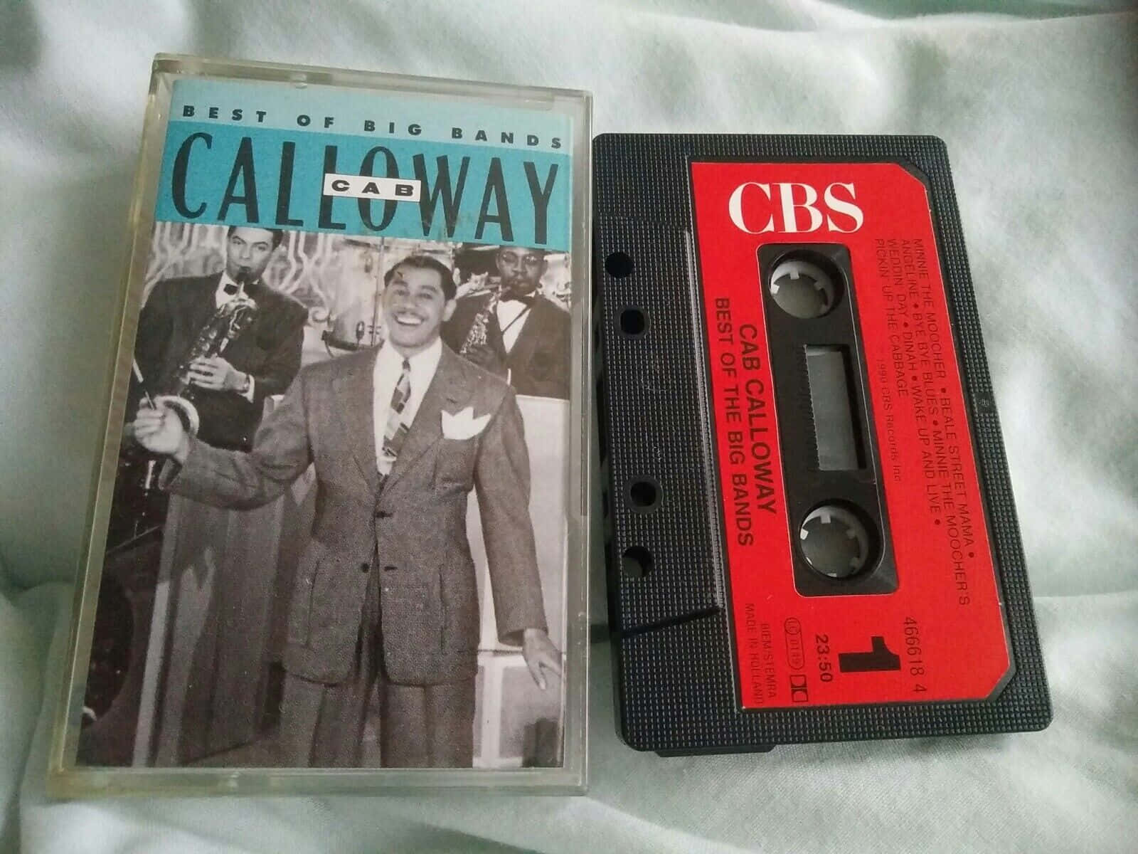 Cab Calloway Bestof Big Bands Cassetteand Case Wallpaper