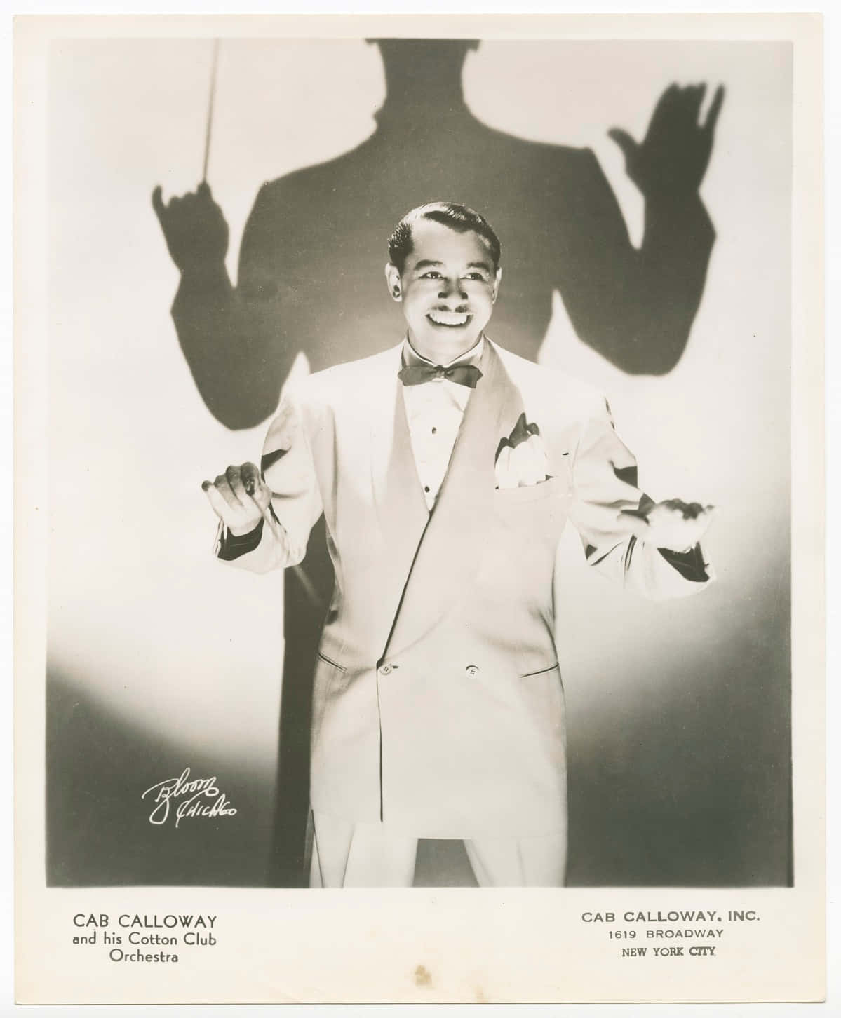 Cab Calloway Cotton Club Orchestra Promotional Photo Wallpaper