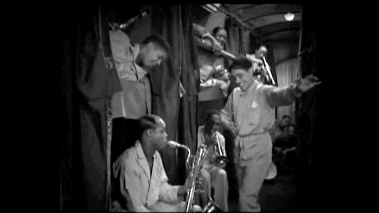 Cab Calloway Performingon Train Scene Wallpaper