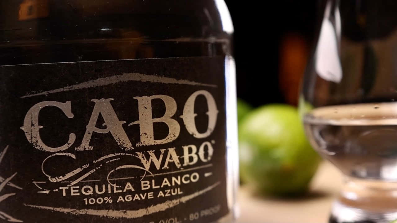 Cabo Wabo Tequila Blanco Bottle Wallpaper