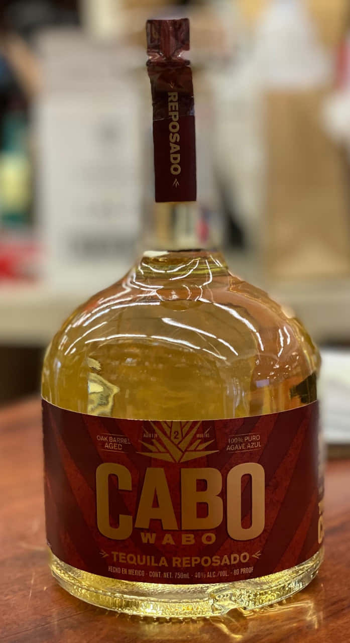 Cabo Wabo Tequila Reposado Bottle Wallpaper