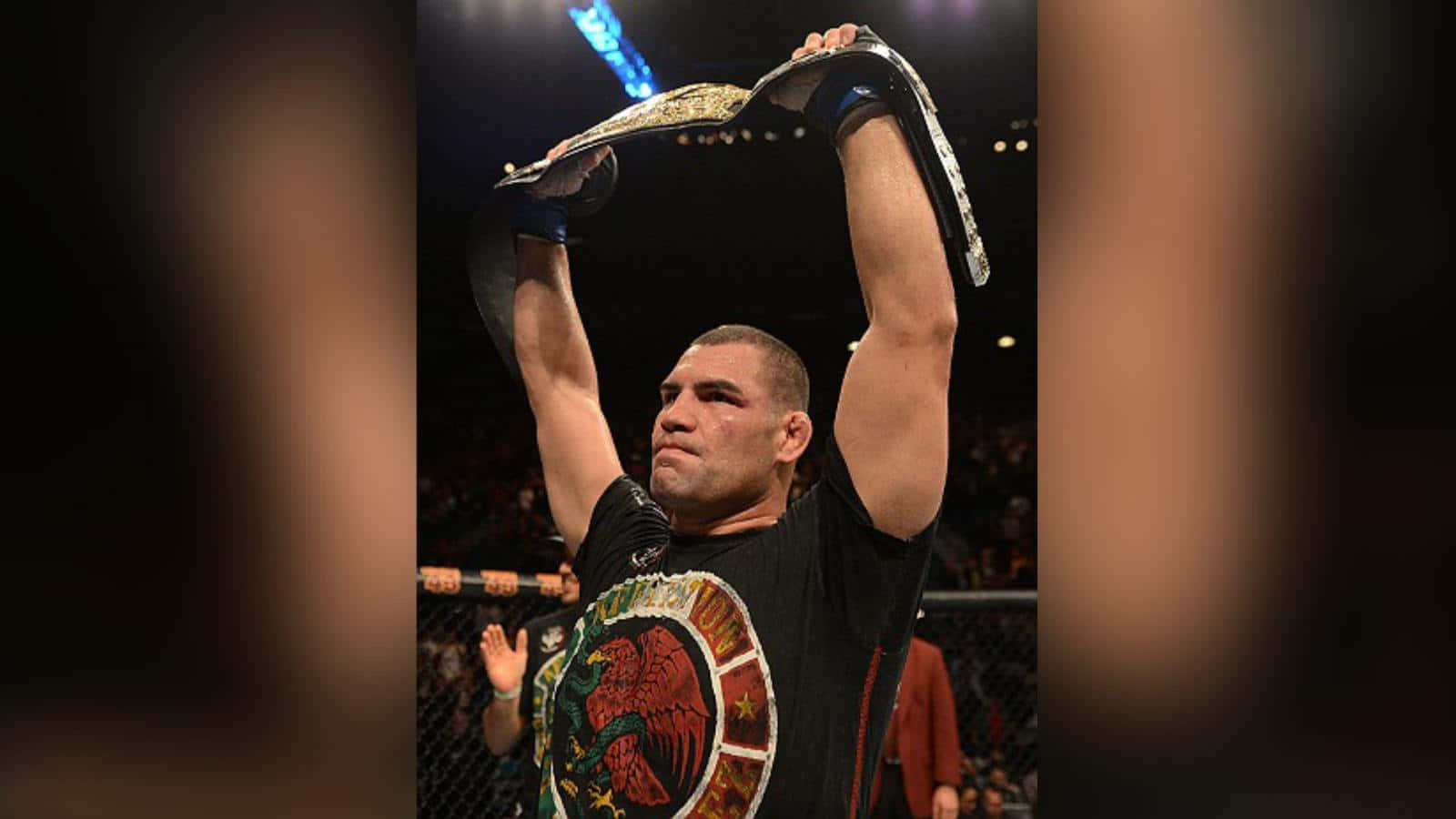 Cain Velasquez In Ultimate Fighting Championship Action Wallpaper