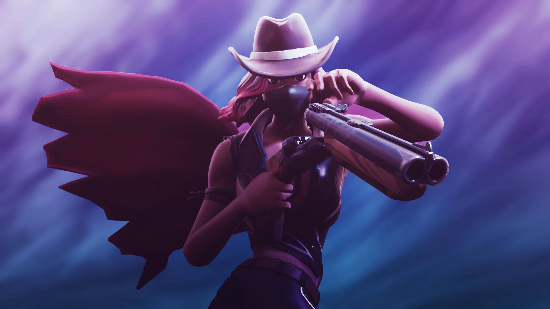 Download free Calamity Fortnite Cape And Guns Wallpaper - MrWallpaper.com