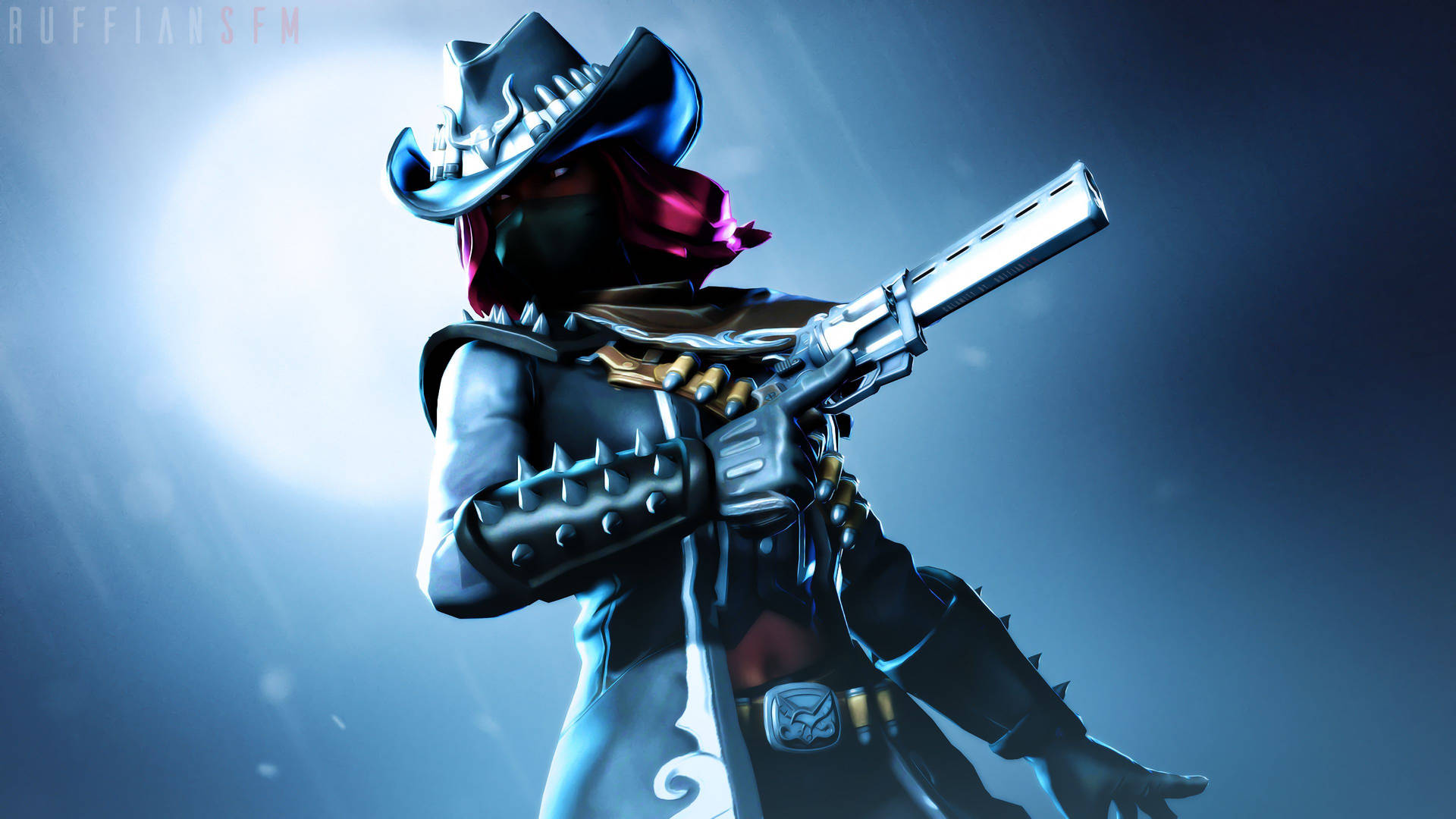 Download free Calamity Fortnite Silhouette Moon Wallpaper - MrWallpaper.com