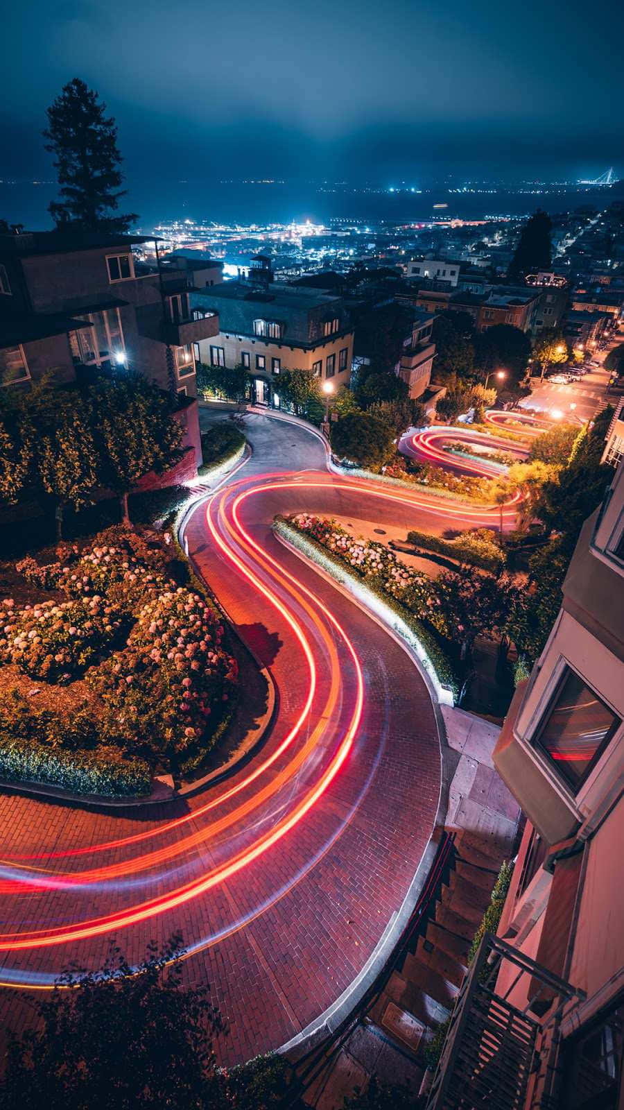 California Lombard Street Iphone Wallpaper