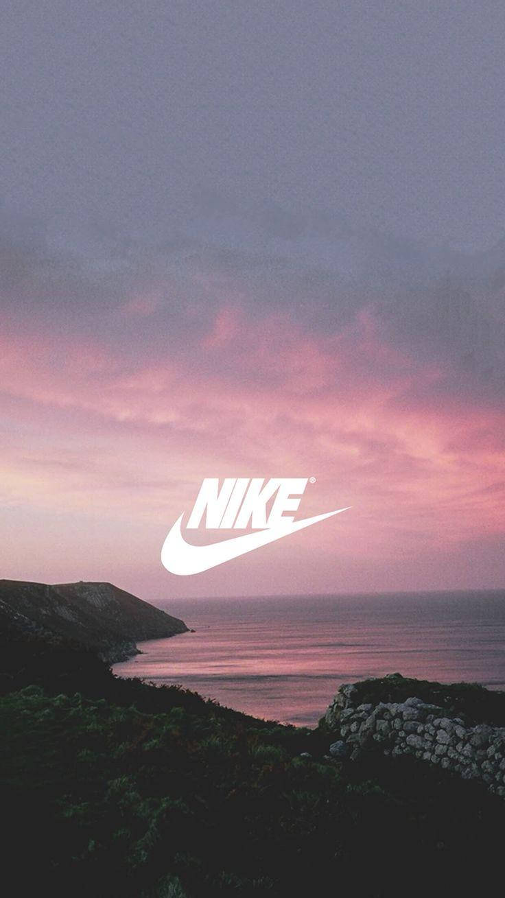 Calm Ocean Nike Iphone Logo Wallpaper