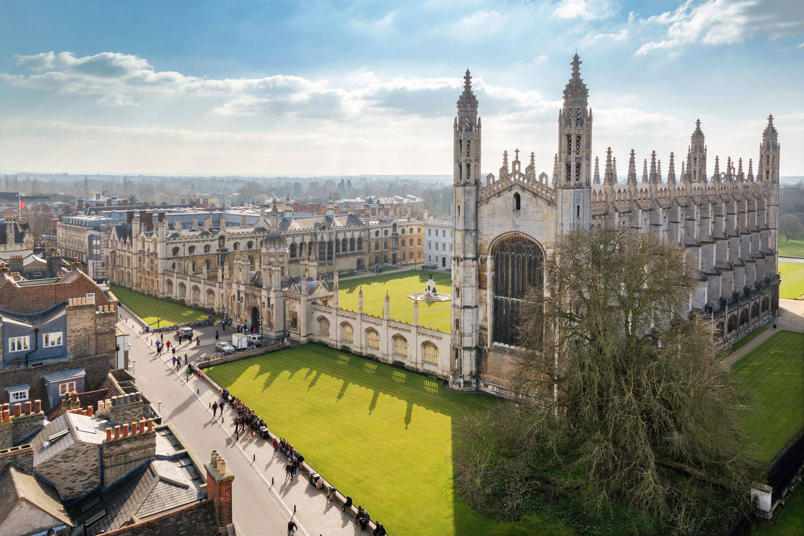 Cambridge King's College Building Wallpaper