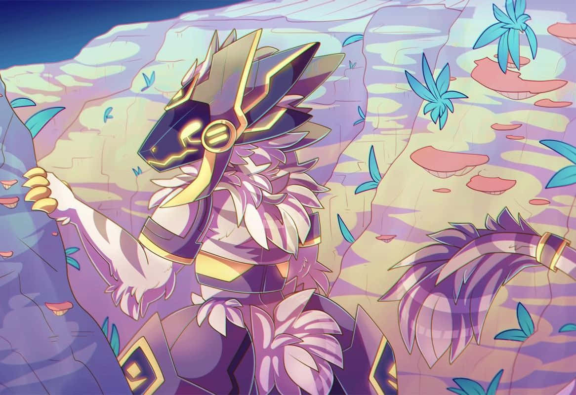 Camouflaging Protogen Wallpaper