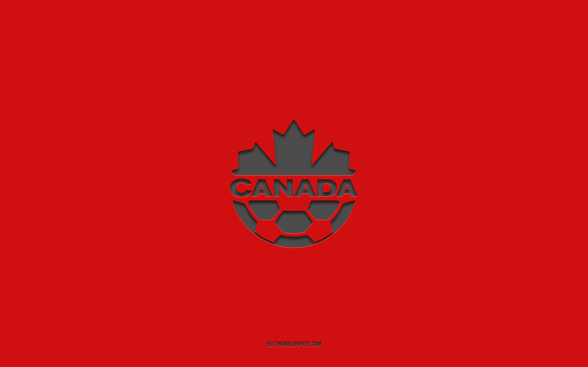 Canada National Football Team Red Emblem Wallpaper