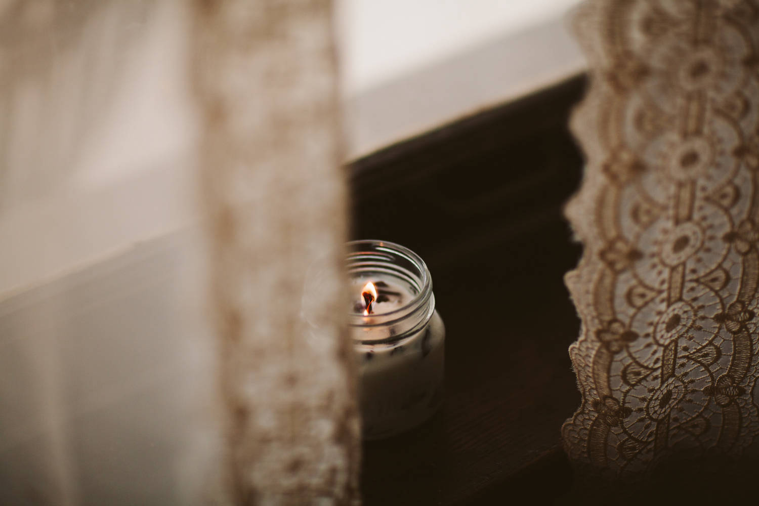 Candle Behind Curtains For Pinterest Laptop Wallpaper