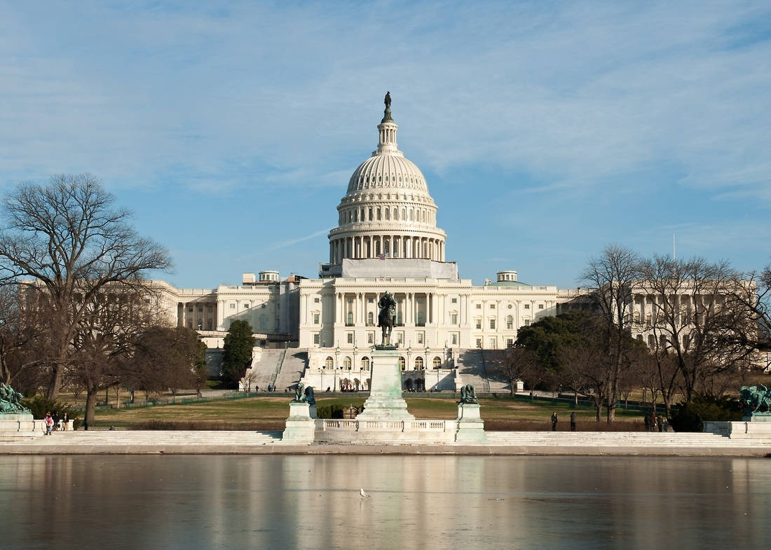 Capitol Hill In Autumn Wallpaper