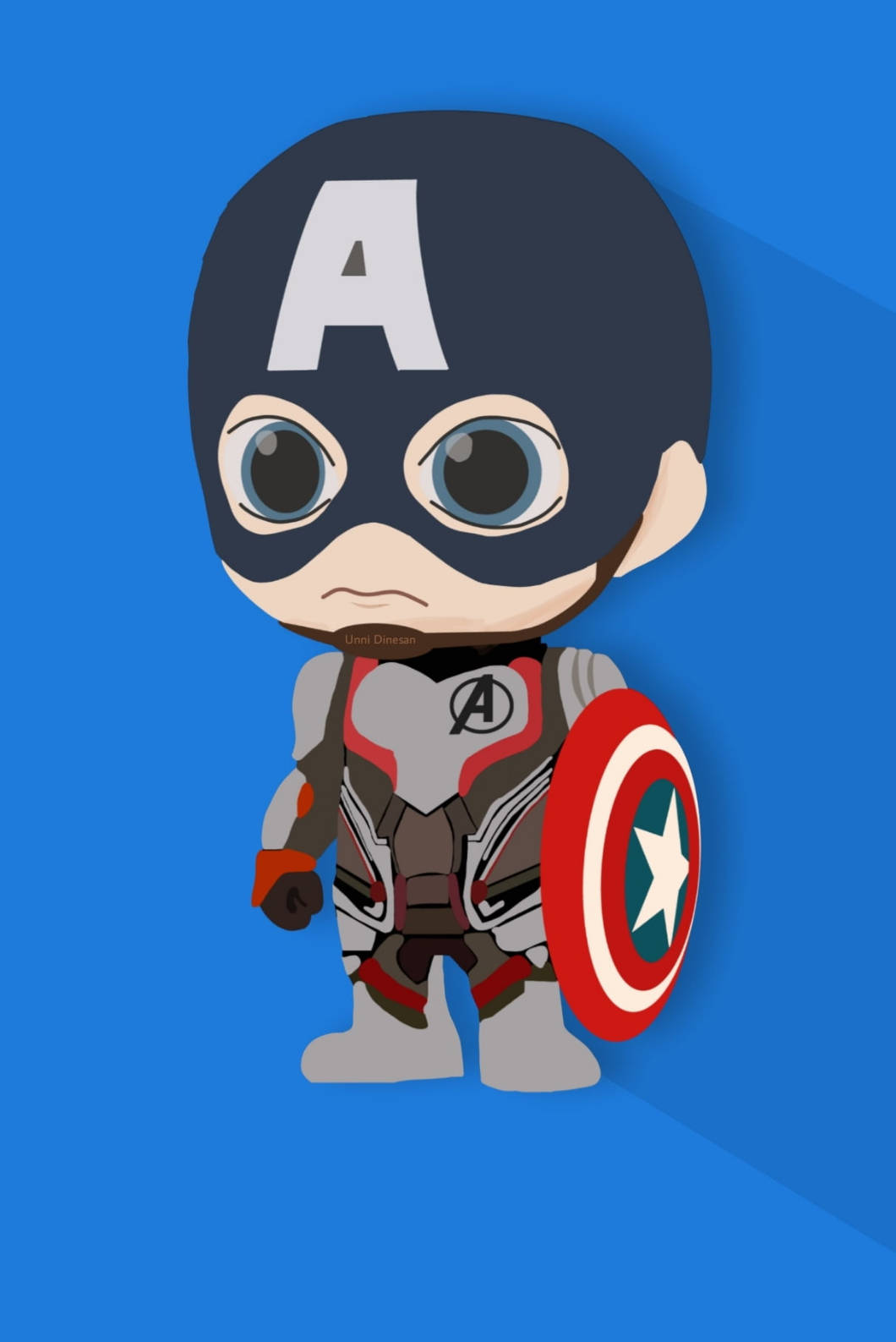 Captain America Chibi Iphone 4s Wallpaper