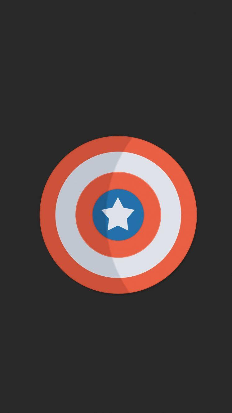 Captain America Mobile Shield 2d Art Wallpaper