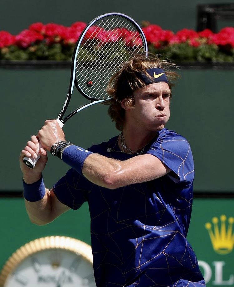 Caption: Andrey Rublev - A Game Changer In Tennis Wallpaper