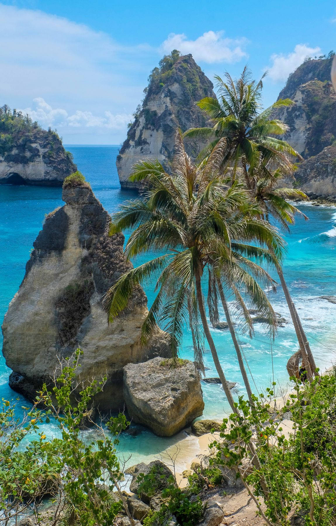 Caption: Atuh Beach, Bali's Hidden Paradise Wallpaper