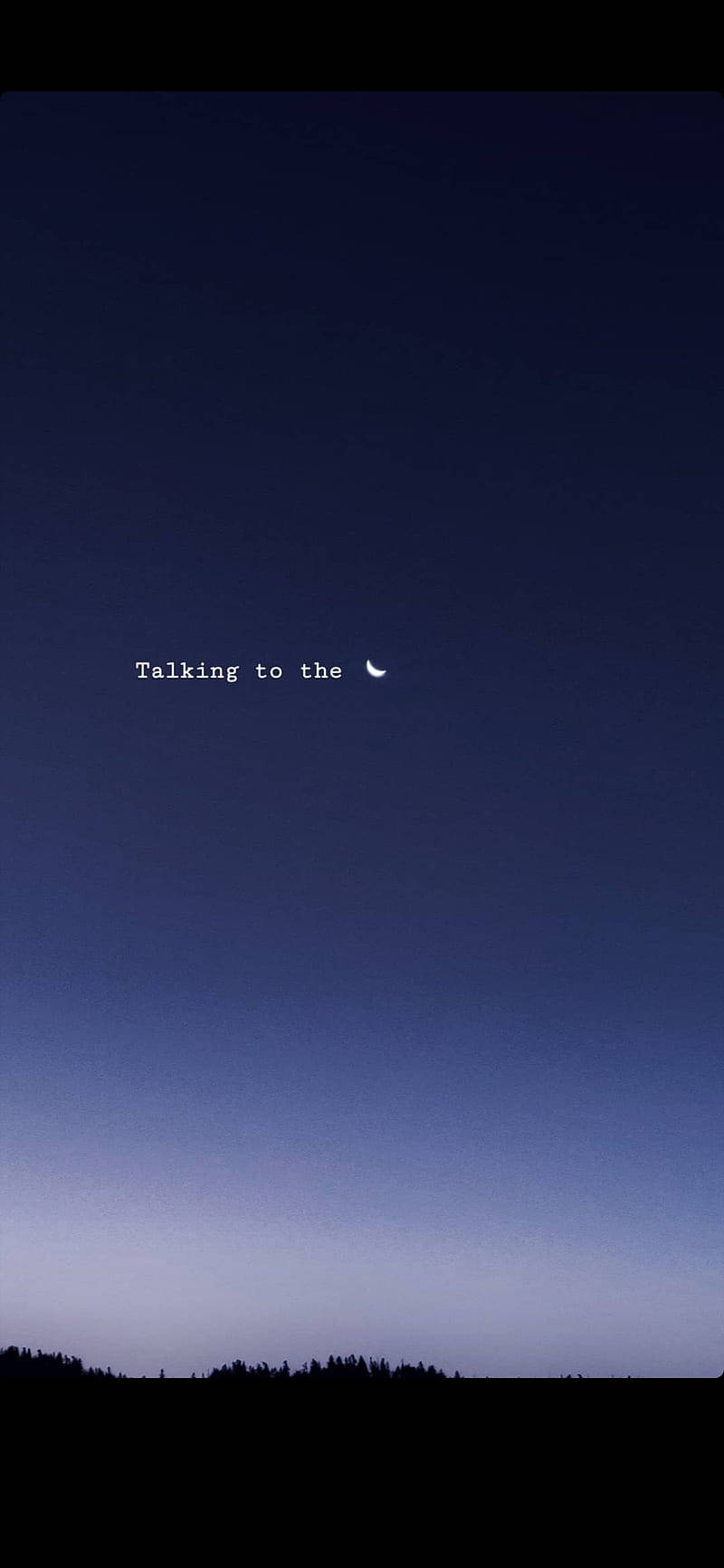 Caption: Basking In The Lunar Glow - A Visual Depiction Of Moon Quotes Wallpaper