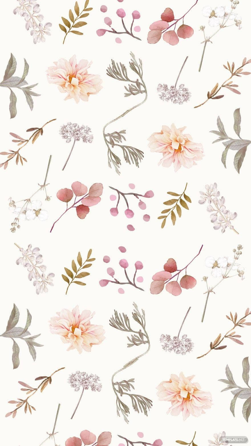 Caption: Floral Elegance For Your Mobile Phone Wallpaper