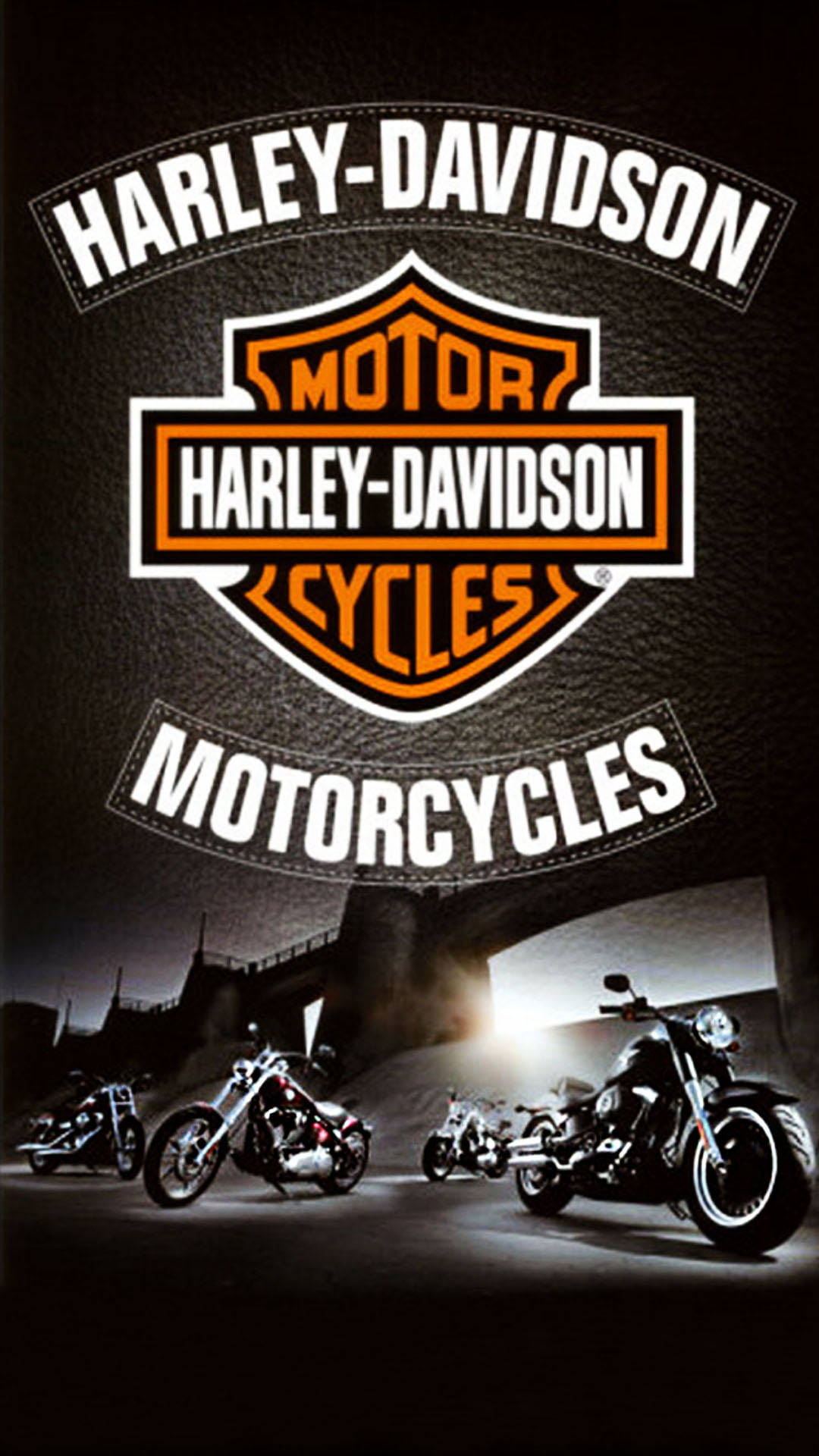 Caption: Harley Davidson Passion In Full-throttle Wallpaper