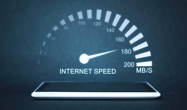 Caption: Internet Speed Testing On Mobile Device Art Wallpaper