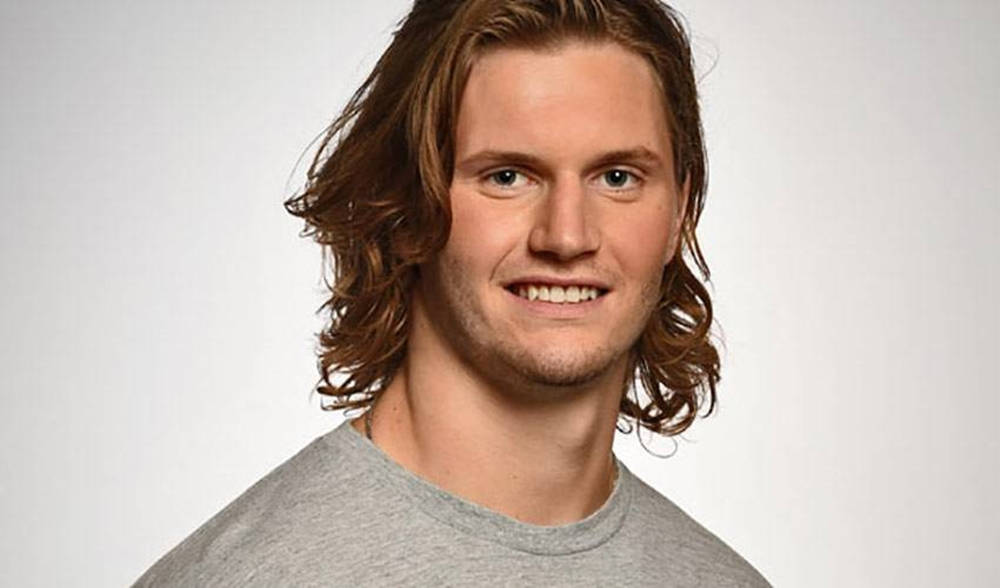 Caption: Jacob Trouba's Exclusive Portrait Wallpaper