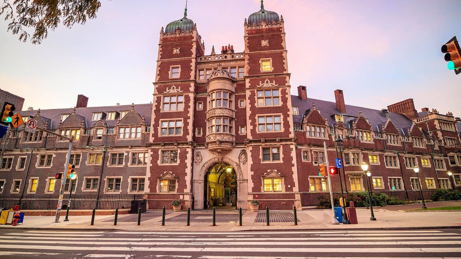 Caption: Majestic Greenspace At The University Of Pennsylvania Residential Quad Wallpaper