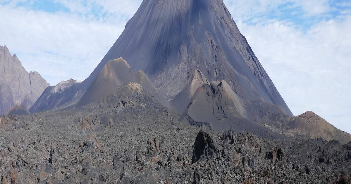 Caption: Pico Do Fogo - Majestic Volcano In Cape Verde Wallpaper