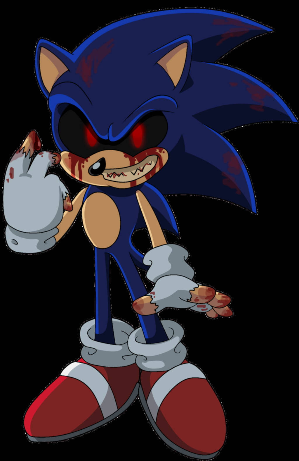Caption: Rapid Blitz - Sonic The Hedgehog In Mid-action Wallpaper