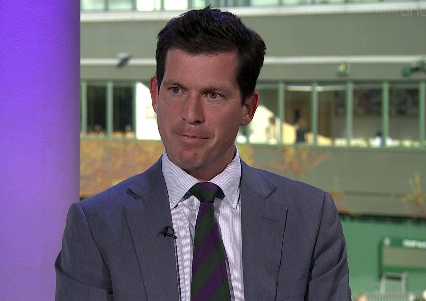 Caption: Tim Henman Deep In Interview Wallpaper