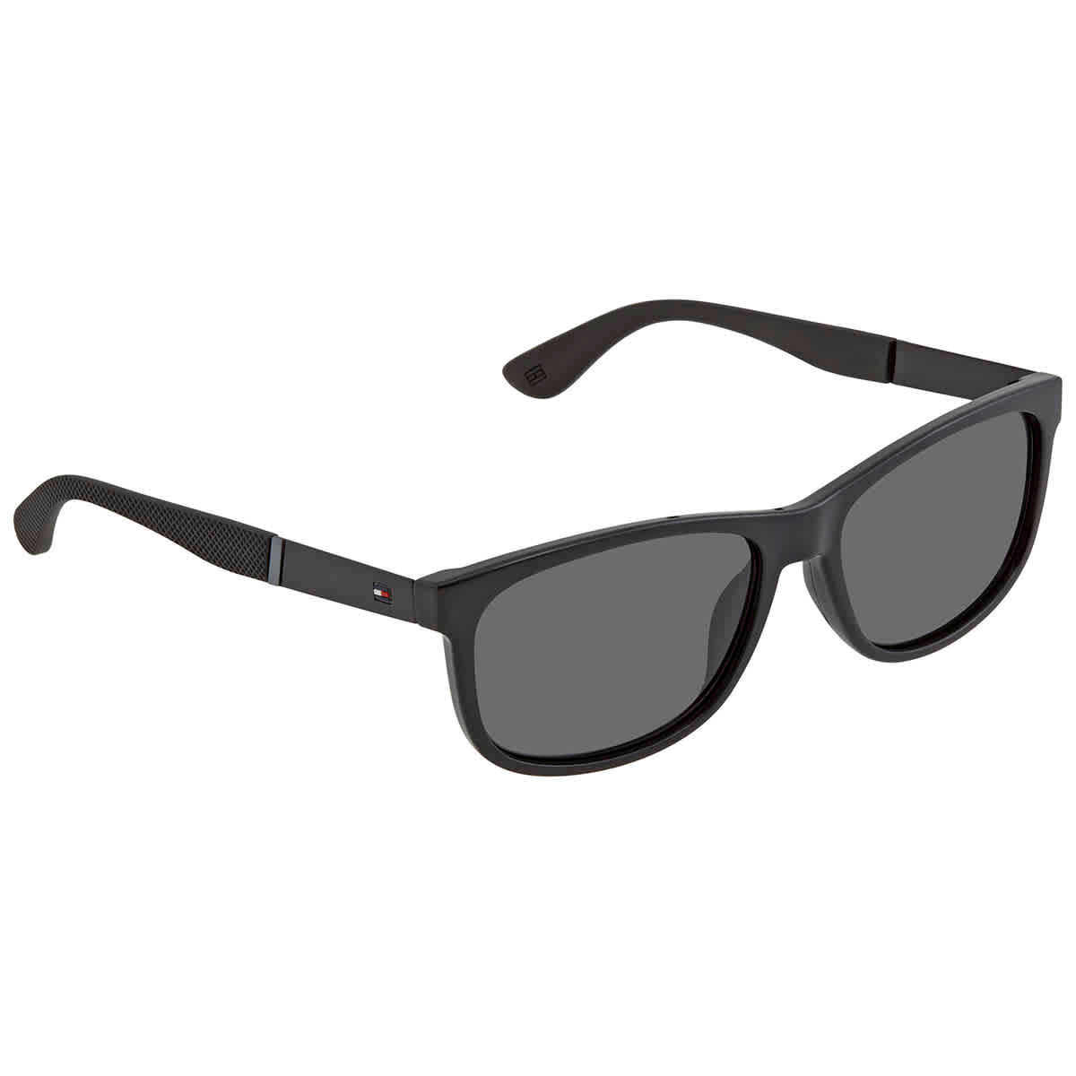 Caption: Timeless Tommy Hilfiger Black Square Sunglasses Wallpaper