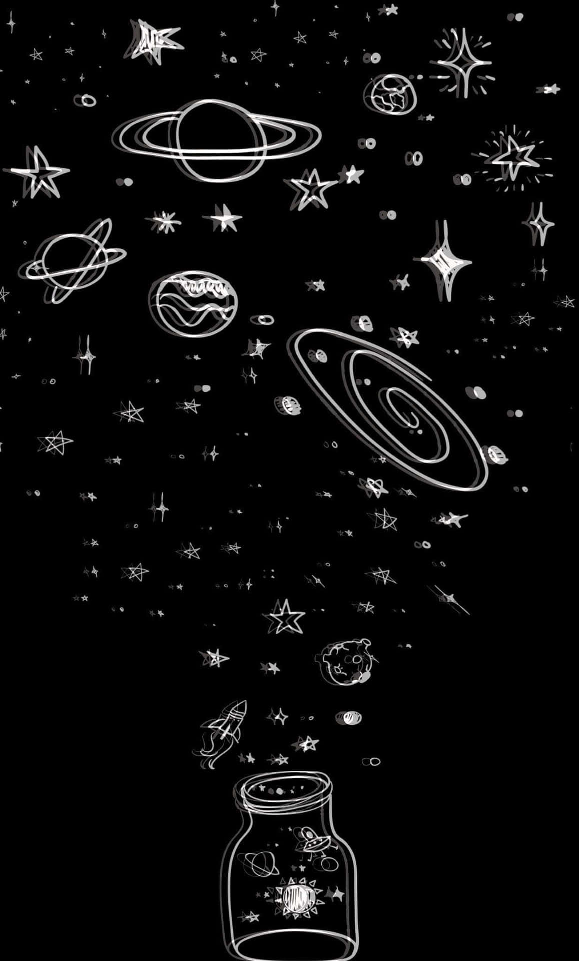 Captivating Black And White Aesthetic Phone Wallpaper