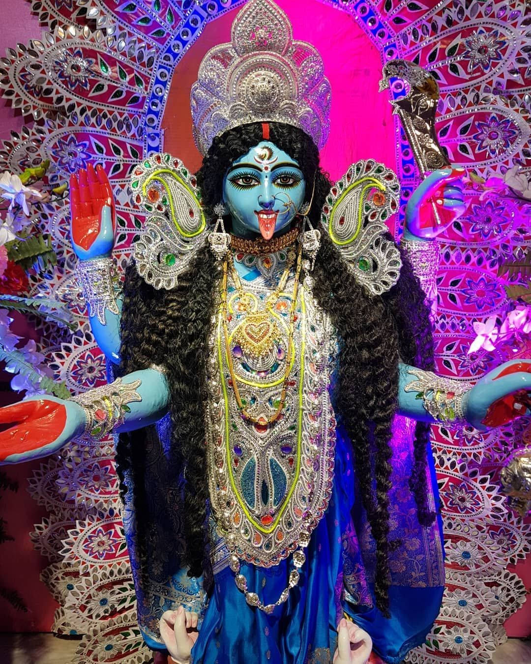 Captivating Image Of Goddess Kali Wallpaper