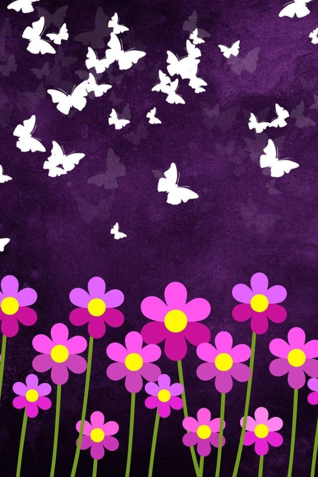 Captivating Purple Wallpaper For Girl's Phone Wallpaper