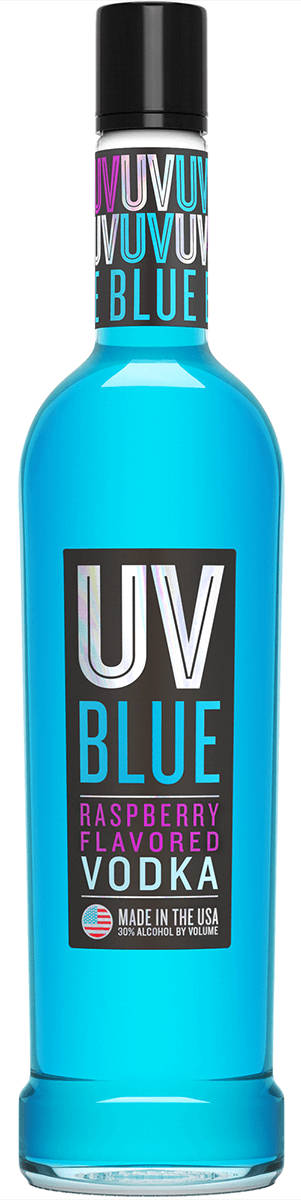 Captivating Uv Raspberry Blue Vodka Wallpaper