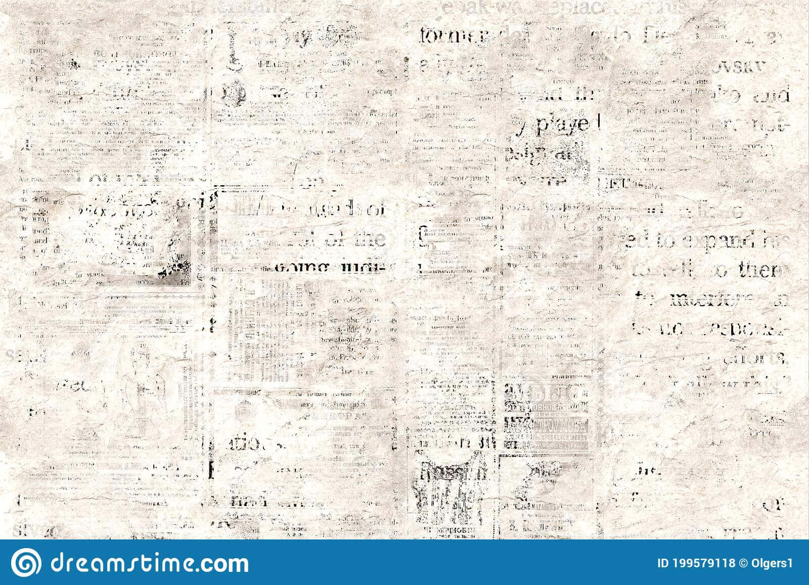 Captivating Vintage Newspaper Background Wallpaper