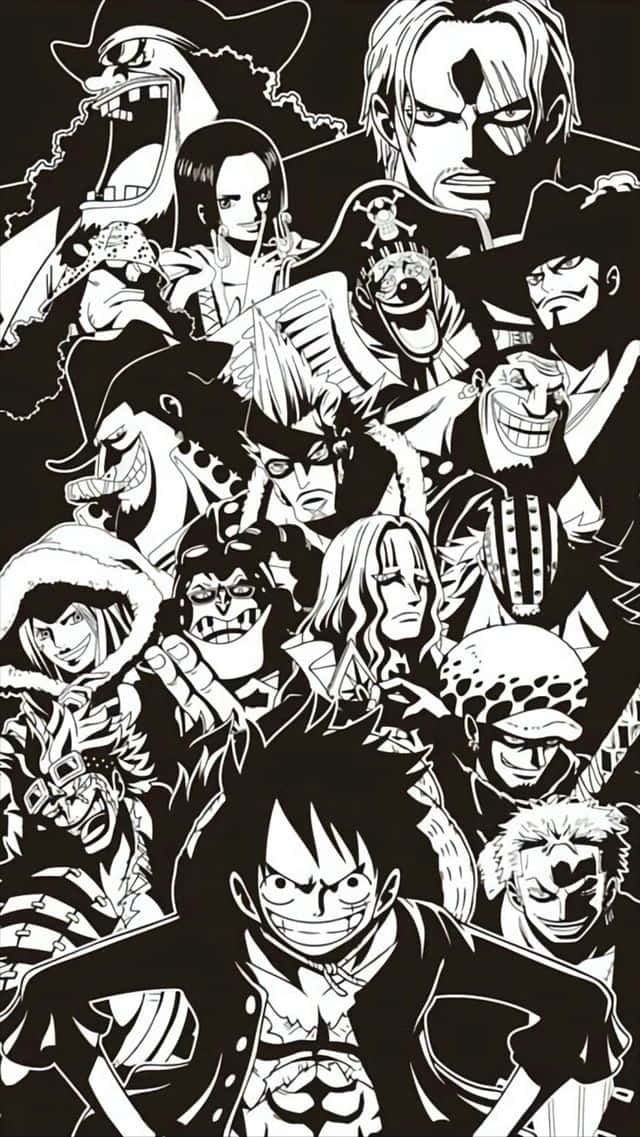 Capturing The Dark And Light Forces In One Piece Wallpaper