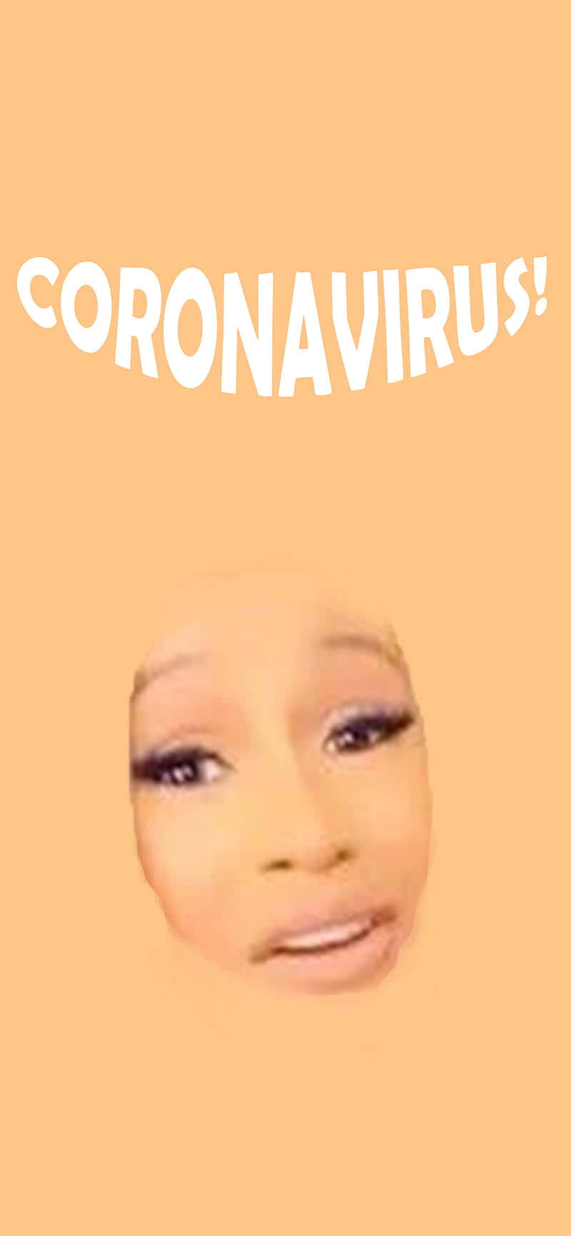 Cardi B Coronavirus Funny Meme Wallpaper