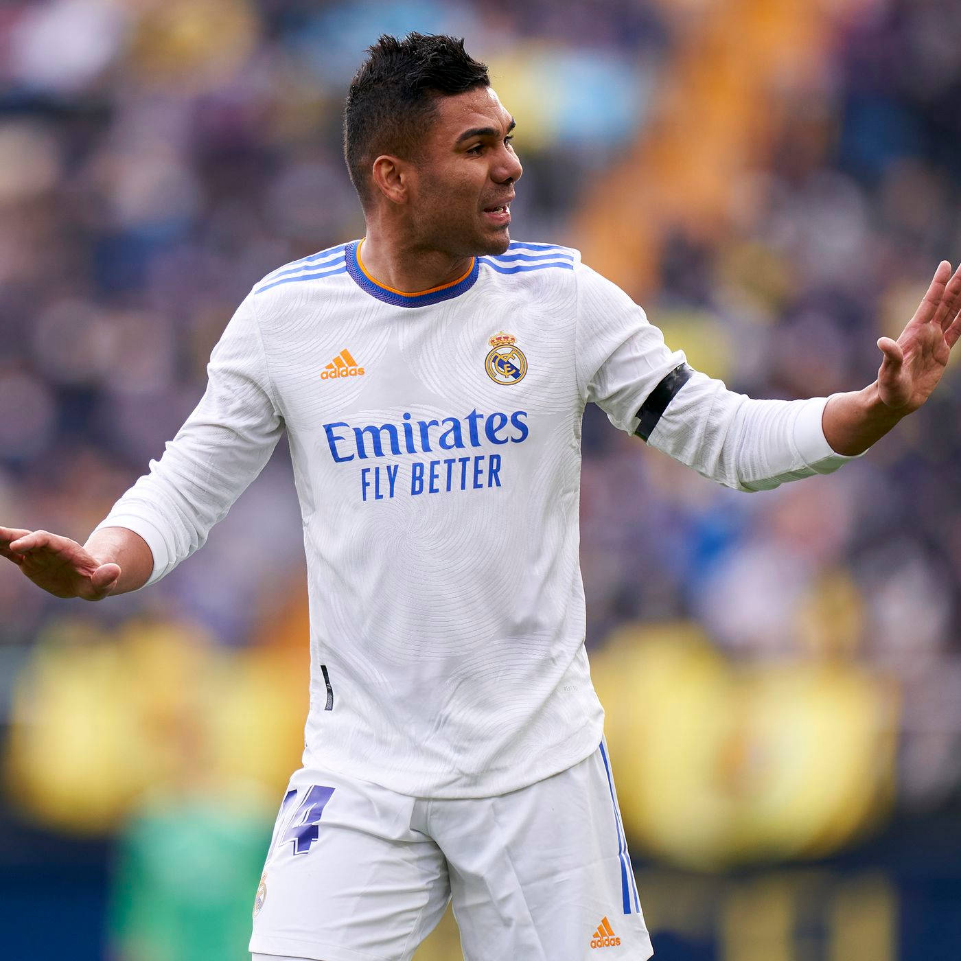 Carlos Casimiro Black Armband Real Madrid Wallpaper