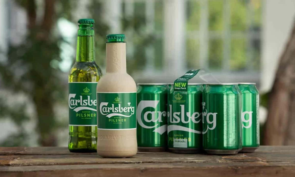 Carlsberg Beer Variety Packaging Wallpaper