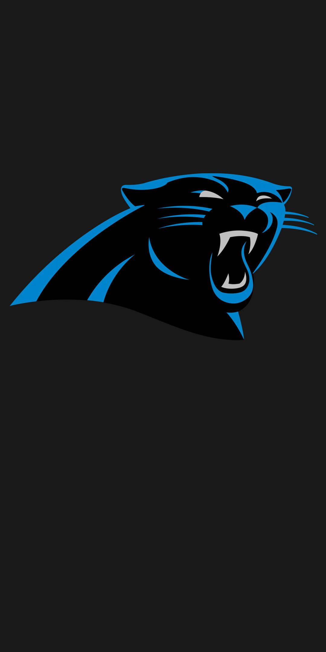Carolina Panthers Logo For Mobile Screens Wallpaper