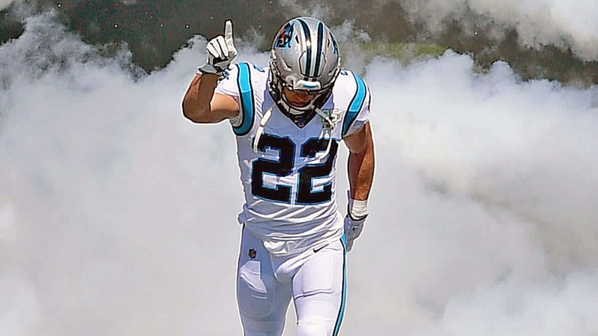 Carolina Panthers Running Back Christian Mccaffrey Wallpaper