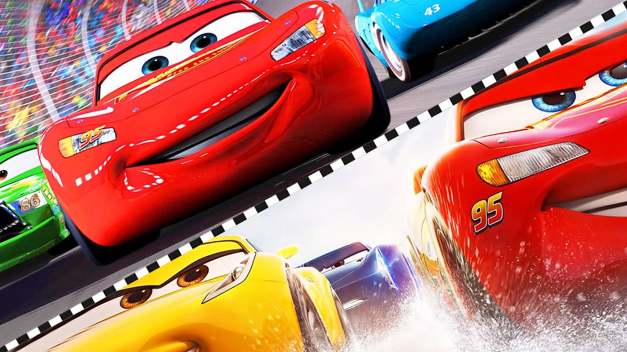 Cars Game Face During A Race Wallpaper