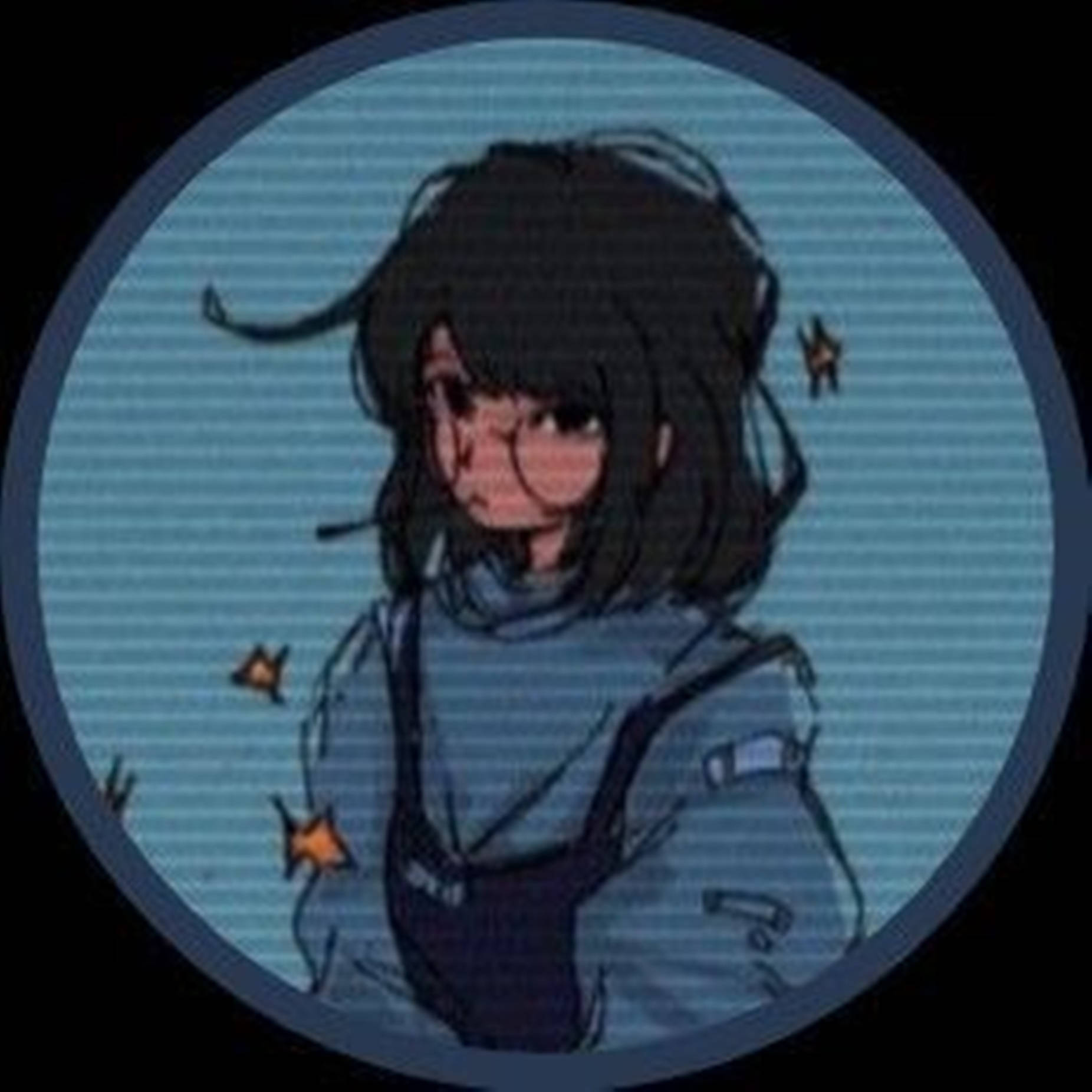 Cartoon Girl With Messy Hair Unique Cool Pfp Wallpaper