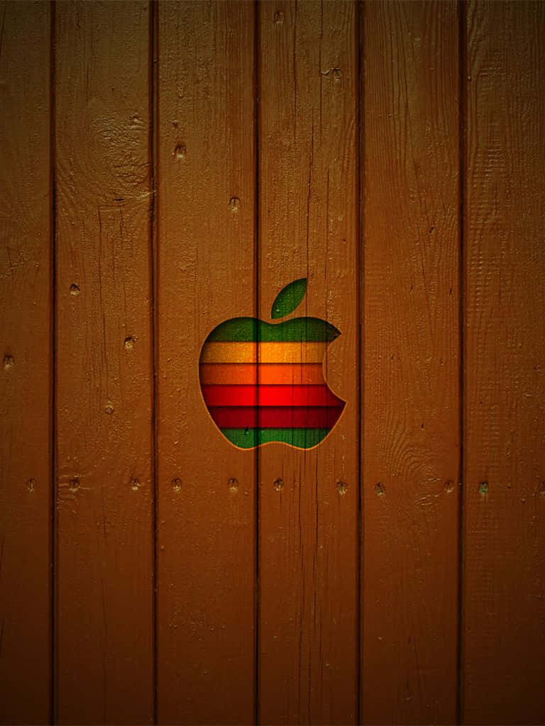 Carved Apple Logo Awesome Ipad Wallpaper