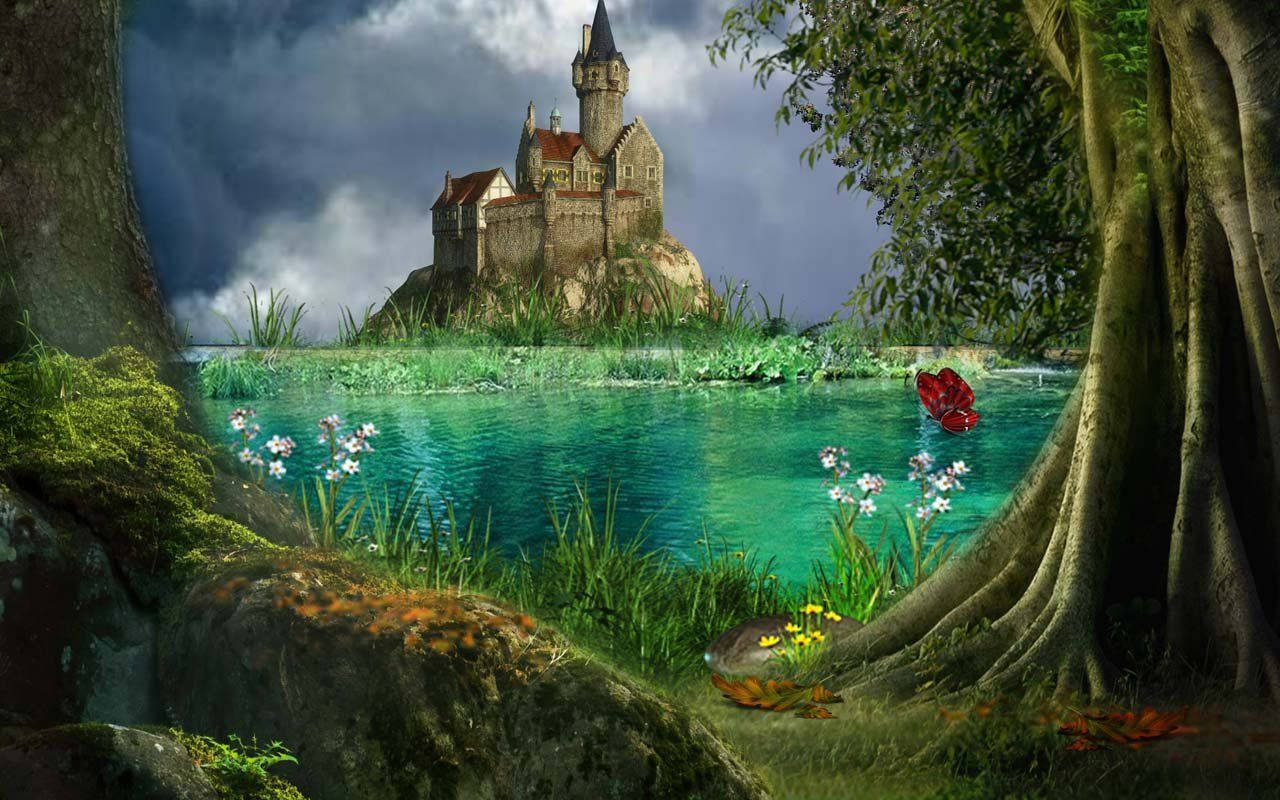 Castle View Animated Hd Wallpaper